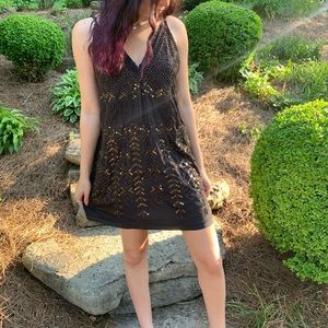 Free people beaded slip dress